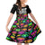Halloween Skeleton Family Matching Off Shoulder Long Sleeve Dress and Hawaiian Shirt Trick or Treat Witch Pumpkin Colorful - Wonder Print Shop