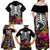 Halloween Skeleton Family Matching Off Shoulder Maxi Dress and Hawaiian Shirt Trick or Treat Witch Pumpkin Colorful - Wonder Print Shop