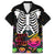 Halloween Skeleton Family Matching Tank Maxi Dress and Hawaiian Shirt Trick or Treat Witch Pumpkin Colorful - Wonder Print Shop