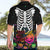 Halloween Skeleton Hawaiian Shirt Trick or Treat Witch Pumpkin Colorful - Wonder Print Shop