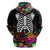 Halloween Skeleton Hoodie Trick or Treat Witch Pumpkin Colorful - Wonder Print Shop