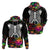 Halloween Skeleton Hoodie Trick or Treat Witch Pumpkin Colorful - Wonder Print Shop