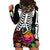 Halloween Skeleton Hoodie Dress Trick or Treat Witch Pumpkin Colorful - Wonder Print Shop