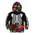 Halloween Skeleton Kid Hoodie Trick or Treat Witch Pumpkin Colorful - Wonder Print Shop