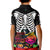 Halloween Skeleton Kid Polo Shirt Trick or Treat Witch Pumpkin Colorful - Wonder Print Shop