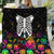 Halloween Skeleton Quilt Trick or Treat Witch Pumpkin Colorful - Wonder Print Shop