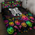 Halloween Skeleton Quilt Bed Set Trick or Treat Witch Pumpkin Colorful - Wonder Print Shop