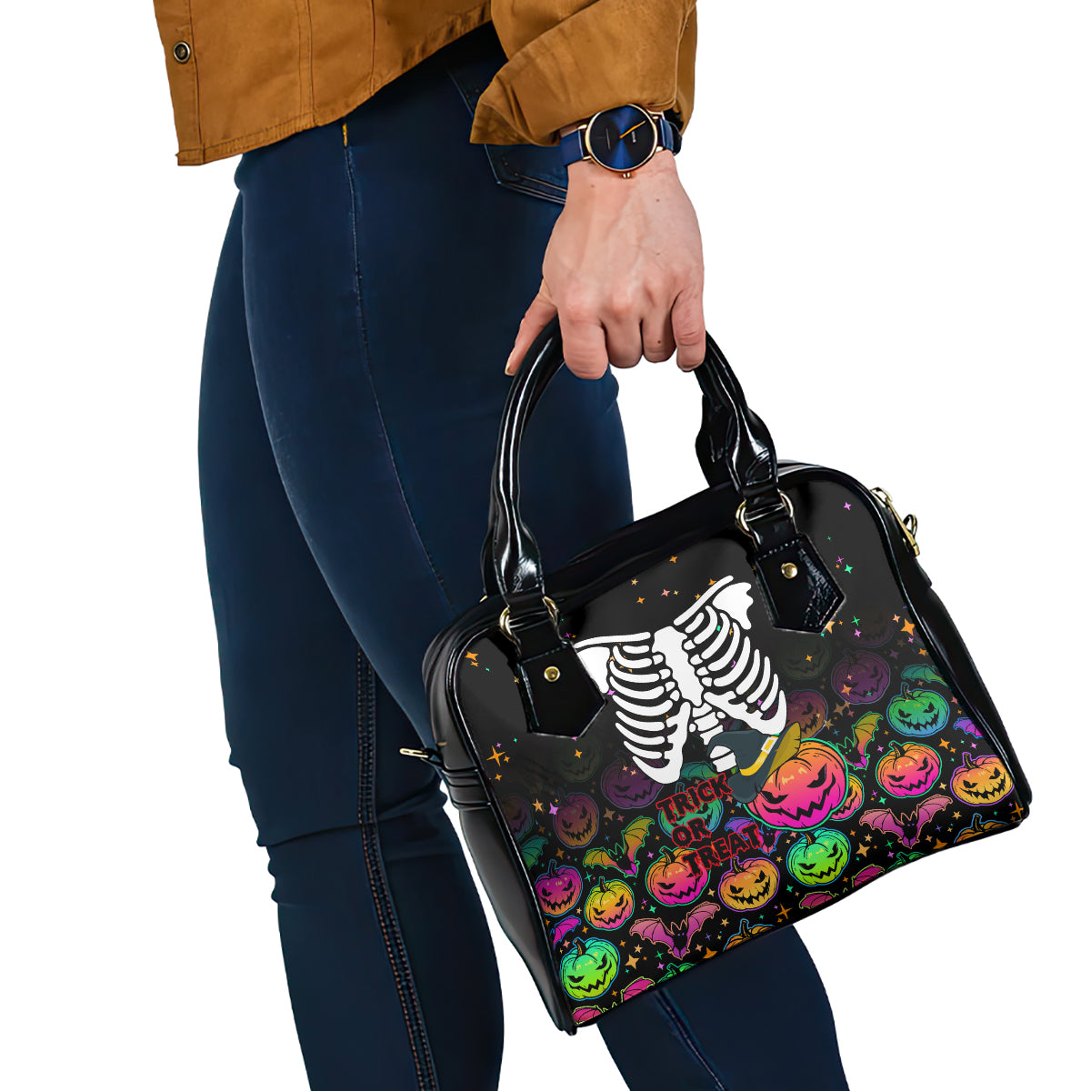 halloween-skeleton-shoulder-handbag-trick-or-treat-witch-pumpkin-colorful