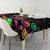 Halloween Skeleton Tablecloth Trick or Treat Witch Pumpkin Colorful - Wonder Print Shop