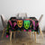 Halloween Skeleton Tablecloth Trick or Treat Witch Pumpkin Colorful - Wonder Print Shop
