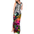 Halloween Skeleton Tank Maxi Dress Trick or Treat Witch Pumpkin Colorful - Wonder Print Shop