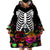 Halloween Skeleton Wearable Blanket Hoodie Trick or Treat Witch Pumpkin Colorful - Wonder Print Shop