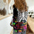 Halloween Skeleton Women Casual Shirt Trick or Treat Witch Pumpkin Colorful - Wonder Print Shop