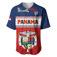 Panama Independence Day Baseball Jersey Coat Of Arms Pollera Pattern - Wonder Print Shop