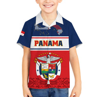 Panama Independence Day Hawaiian Shirt Coat Of Arms Pollera Pattern - Wonder Print Shop