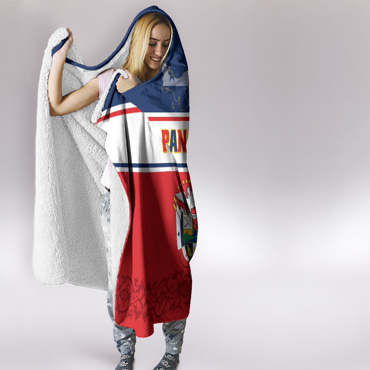 panama-independence-day-hooded-blanket-coat-of-arms-pollera-pattern
