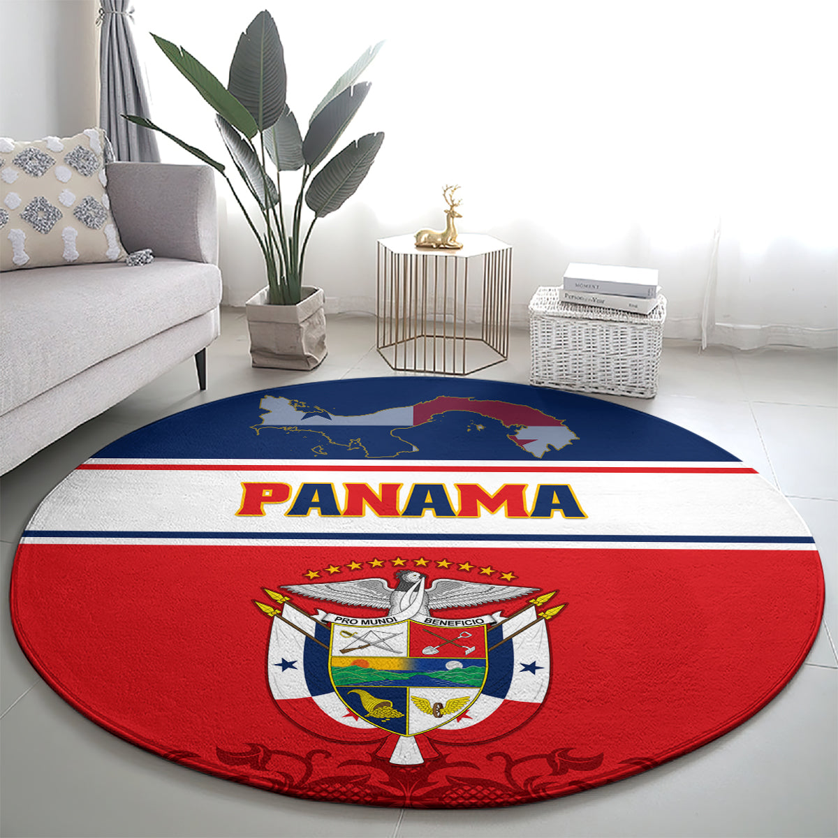 panama-independence-day-round-carpet-coat-of-arms-pollera-pattern