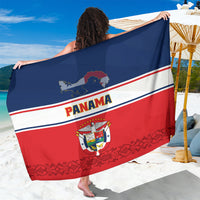 Panama Independence Day Sarong Coat Of Arms Pollera Pattern - Wonder Print Shop