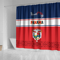 panama-independence-day-shower-curtain-coat-of-arms-pollera-pattern