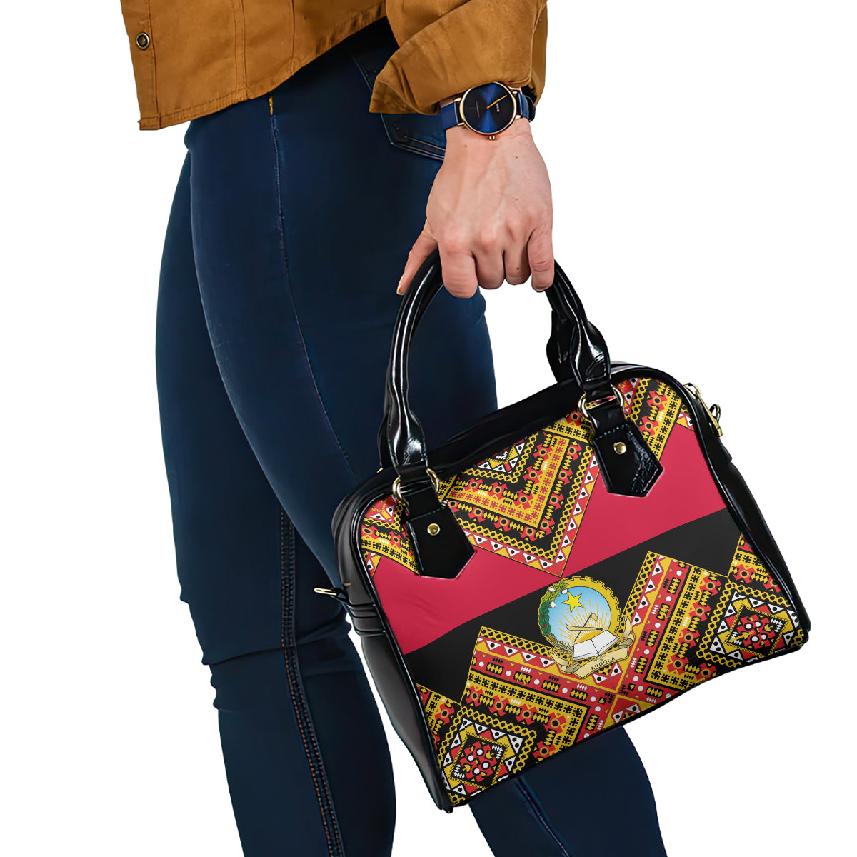 angola-independence-day-shoulder-handbag-coat-of-arms-samakaka-pattern