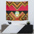 Angola Independence Day Tapestry Coat Of Arms Samakaka Pattern - Wonder Print Shop