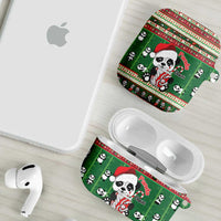 Cute Panda Claus Christmas AirPods Case Panda Santa Claus - Wonder Print Shop