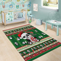 Cute Panda Claus Christmas Area Rug Panda Santa Claus - Wonder Print Shop