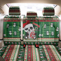 Cute Panda Claus Christmas Back Car Seat Cover Panda Santa Claus - Wonder Print Shop
