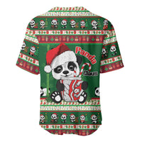 Cute Panda Claus Christmas Baseball Jersey Panda Santa Claus - Wonder Print Shop