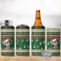 Cute Panda Claus Christmas 4 in 1 Can Cooler Tumbler Panda Santa Claus - Wonder Print Shop