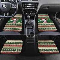 Cute Panda Claus Christmas Car Mats Panda Santa Claus - Wonder Print Shop