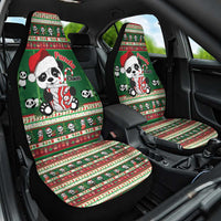 Cute Panda Claus Christmas Car Seat Cover Panda Santa Claus - Wonder Print Shop