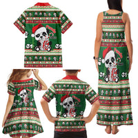 Cute Panda Claus Christmas Family Matching Tank Maxi Dress and Hawaiian Shirt Panda Santa Claus - Wonder Print Shop