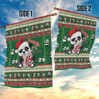 Cute Panda Claus Christmas Garden Flag Panda Santa Claus - Wonder Print Shop