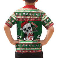 Cute Panda Claus Christmas Hawaiian Shirt Panda Santa Claus - Wonder Print Shop
