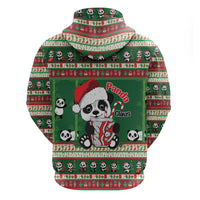 Cute Panda Claus Christmas Hoodie Panda Santa Claus - Wonder Print Shop