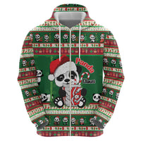 Cute Panda Claus Christmas Hoodie Panda Santa Claus - Wonder Print Shop
