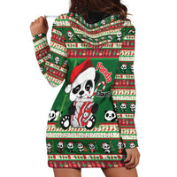 Cute Panda Claus Christmas Hoodie Dress Panda Santa Claus - Wonder Print Shop