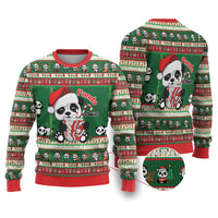 Cute Panda Claus Christmas Ugly Christmas Sweater Panda Santa Claus - Wonder Print Shop