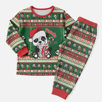 Cute Panda Claus Christmas Pajama Set Panda Santa Claus - Wonder Print Shop