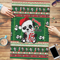 Cute Panda Claus Christmas Puzzle Panda Santa Claus - Wonder Print Shop