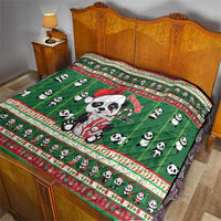 Cute Panda Claus Christmas Quilt Panda Santa Claus - Wonder Print Shop