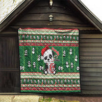 Cute Panda Claus Christmas Quilt Panda Santa Claus - Wonder Print Shop
