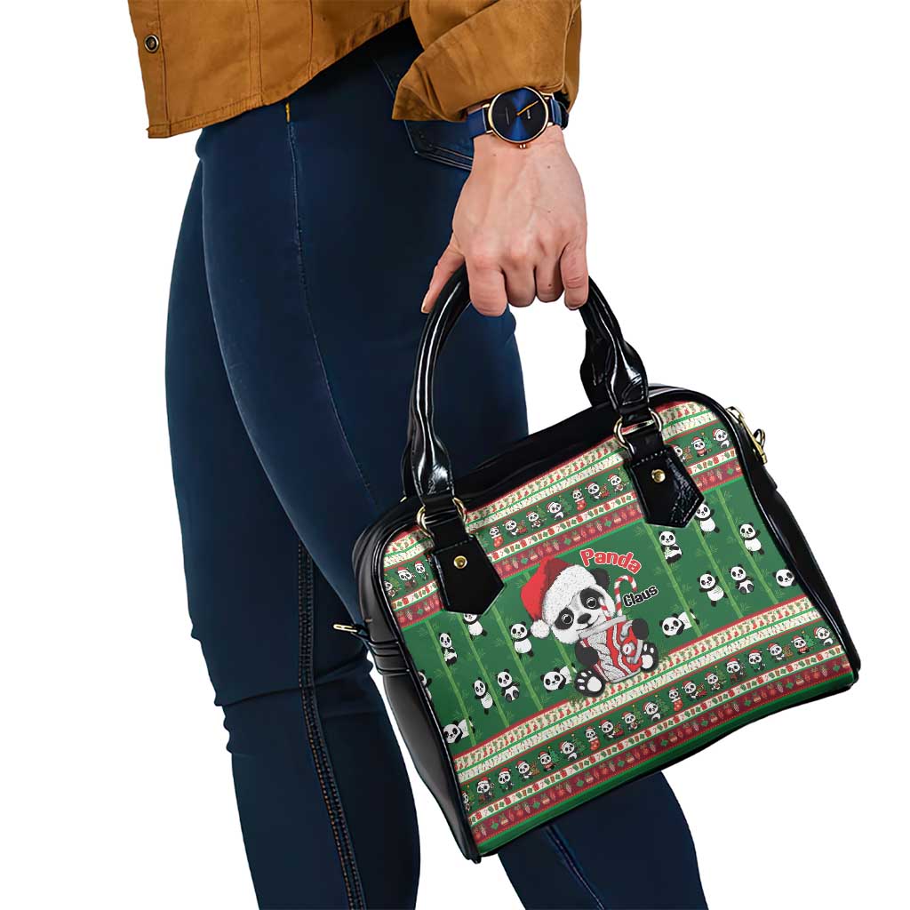 Cute Panda Claus Christmas Shoulder Handbag Panda Santa Claus - Wonder Print Shop