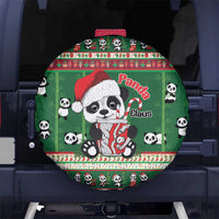 Cute Panda Claus Christmas Spare Tire Cover Panda Santa Claus - Wonder Print Shop