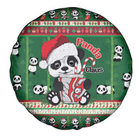 Cute Panda Claus Christmas Spare Tire Cover Panda Santa Claus - Wonder Print Shop