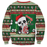 Cute Panda Claus Christmas Sweatshirt Panda Santa Claus - Wonder Print Shop