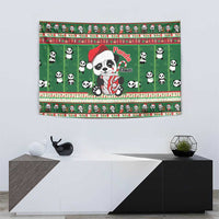 Cute Panda Claus Christmas Tapestry Panda Santa Claus - Wonder Print Shop