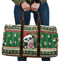 Cute Panda Claus Christmas Travel Bag Panda Santa Claus - Wonder Print Shop