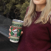 Cute Panda Claus Christmas Tumbler Cup Panda Santa Claus - Wonder Print Shop